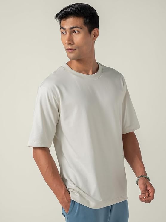 WHITE COTTON OVERSIZED TSHIRT