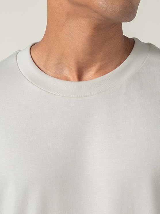 WHITE COTTON OVERSIZED TSHIRT