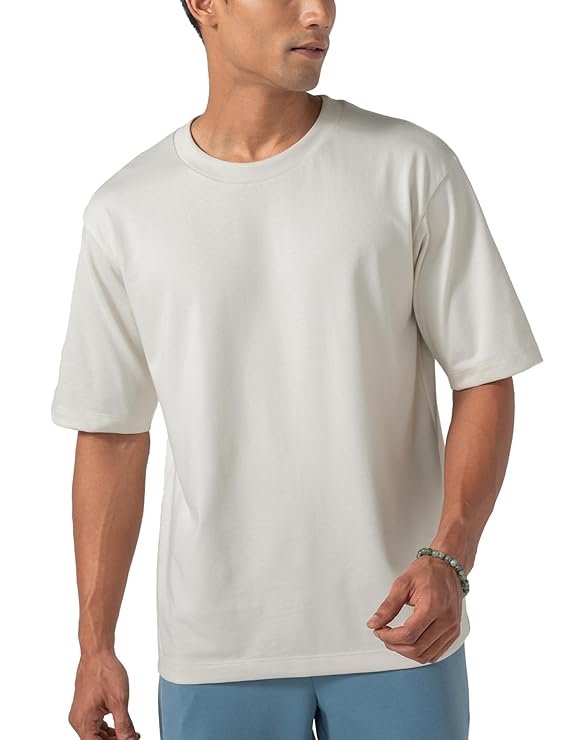 WHITE COTTON OVERSIZED TSHIRT