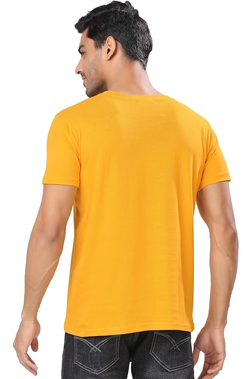 MUSTARD COTTON REGULAR FIT