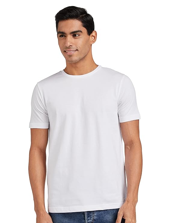 WHITE COTTON REGULAR FIT