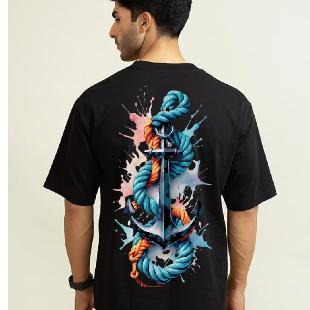 COTTON OVERSIZED PRINTED TSHIRT -220 GSM