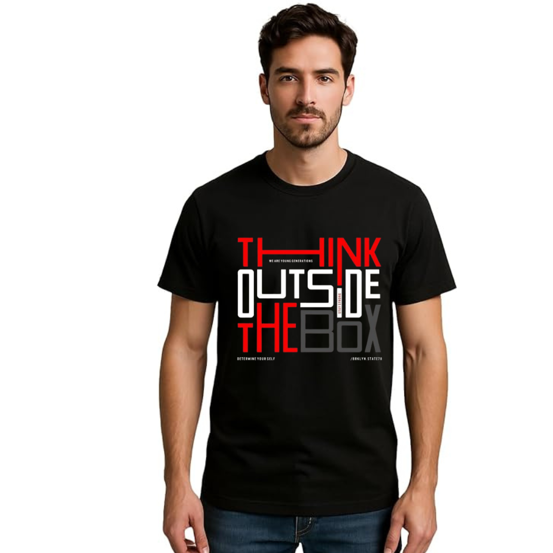 COTTON PRINTED REGULAR FIT TSHIRT -180 GSM