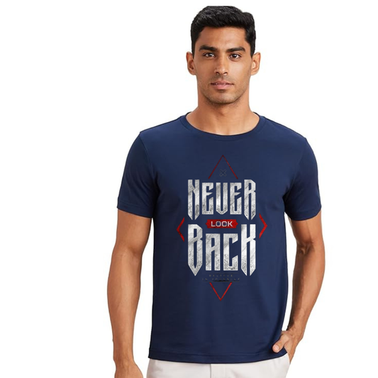 COTTON PRINTED REGULAR FIT TSHIRT - 180 GSM