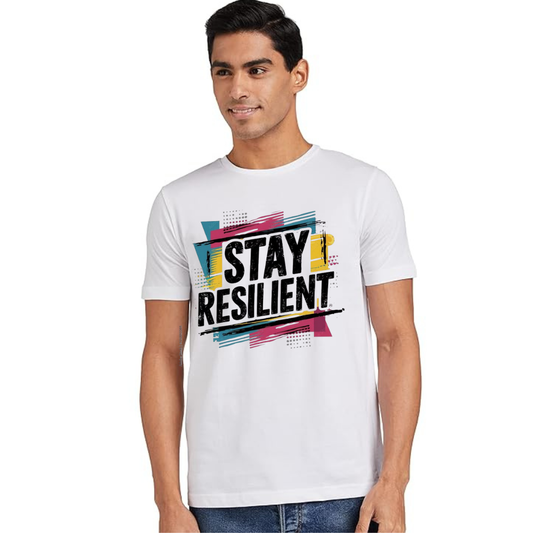 COTTON PRINTED REGULAR FIT TSHIRT -180 GSM