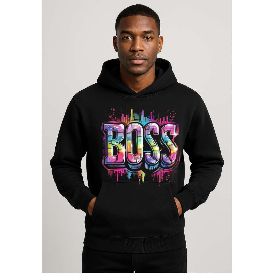 Cotton Printed Kangaroo Hoodies -350 GSM