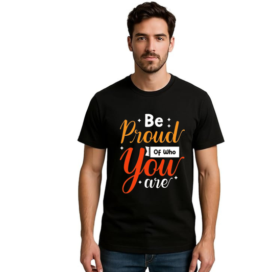 COTTON PRINTED REGULAR FIT TSHIRT -180 GSM