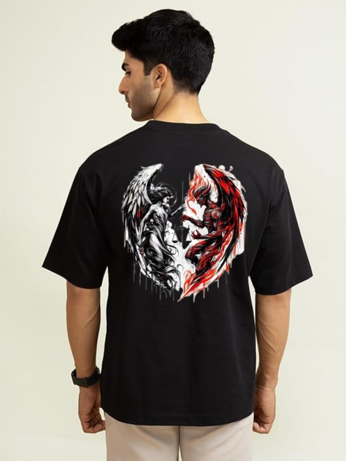 Cotton Printed Oversized Tshirt -220 GSM