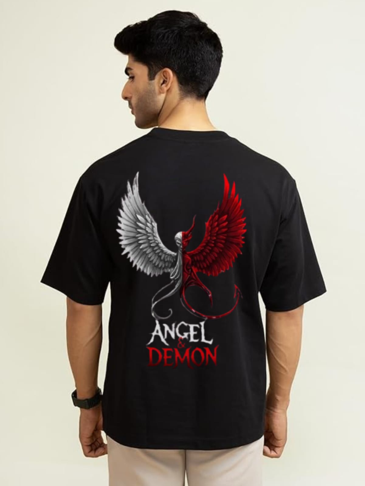 Cotton Printed Oversized Tshirt-220 GSM