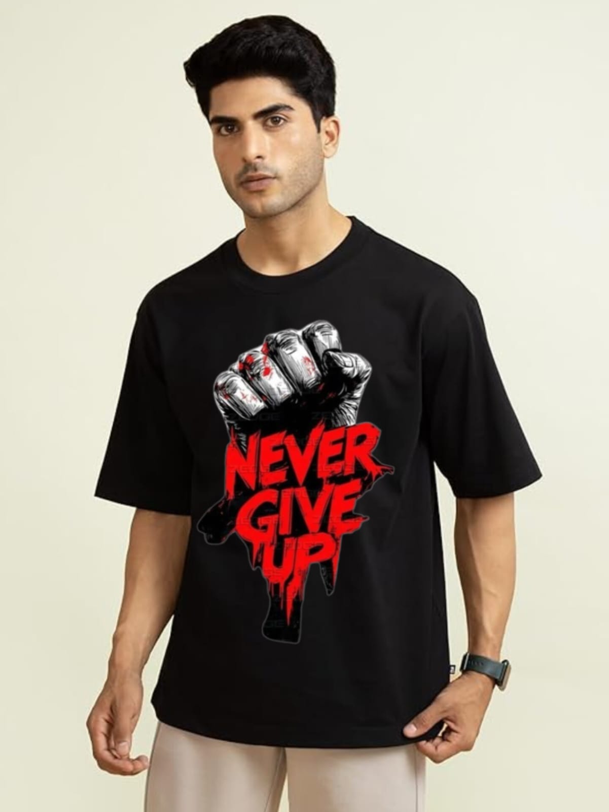 Cotton Printed Oversized Tshirt -220 GSM